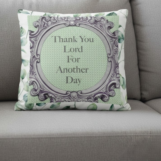 Cushion - Thank You floral