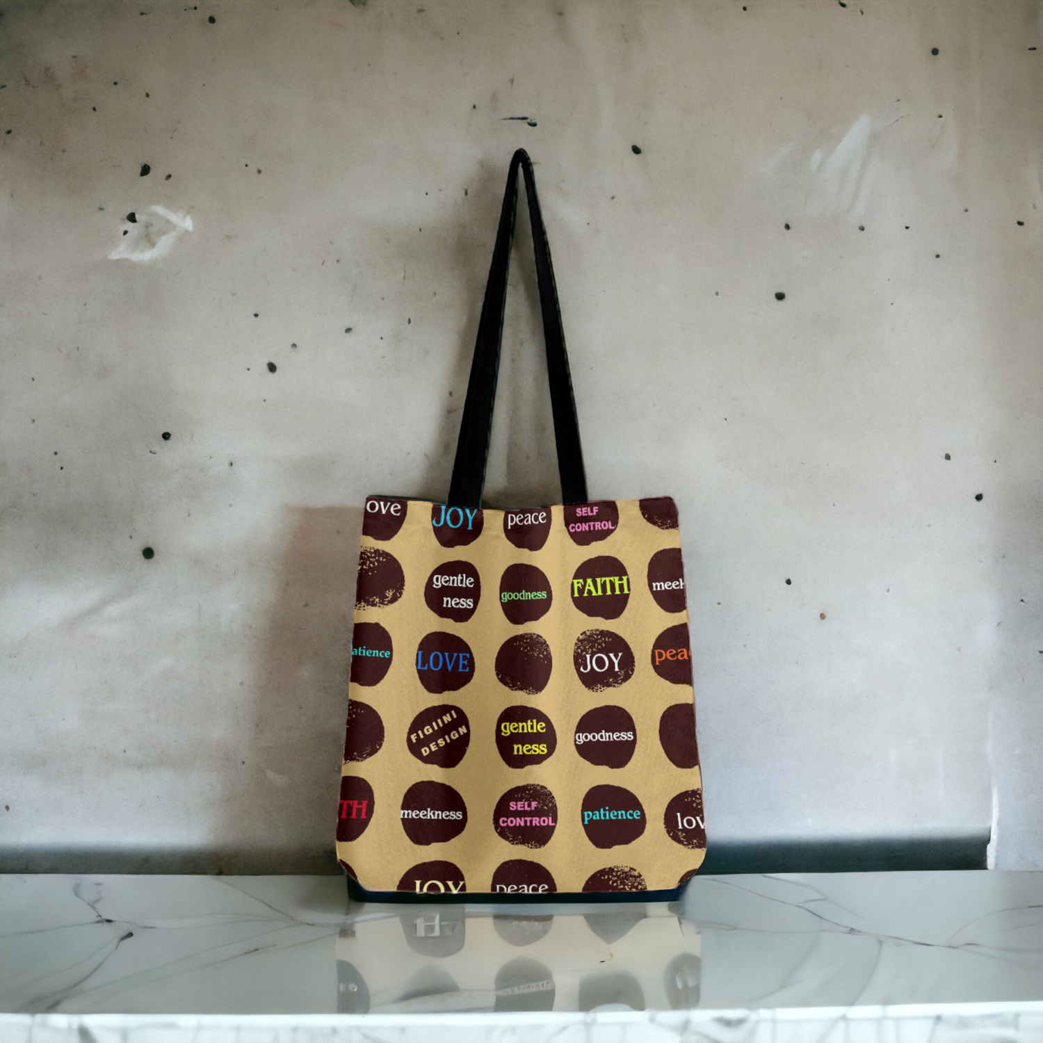 Canvas shopper totes