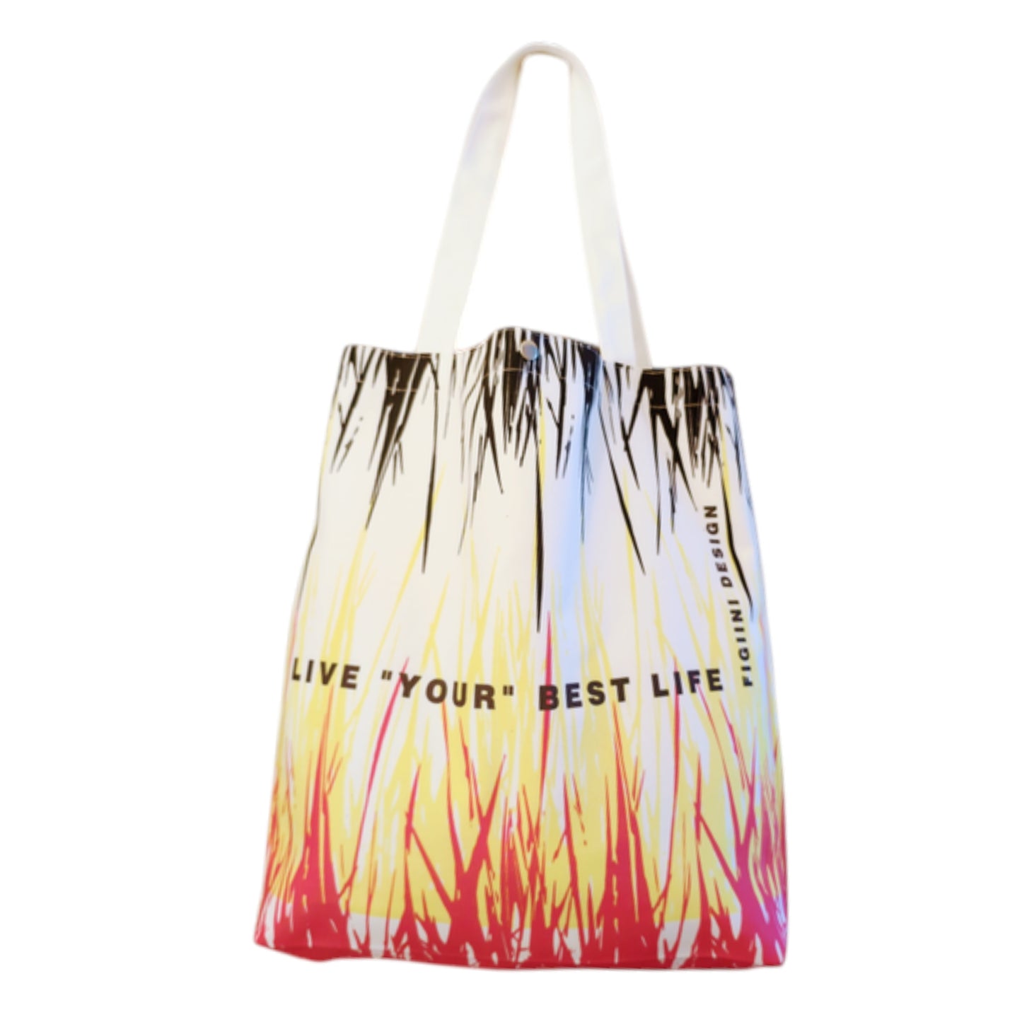Canvas shopper tote - LIFE
