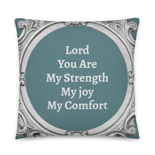 Cushion - You are - dusky blue