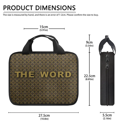 Bible Case - Mono pattern - WORD  black