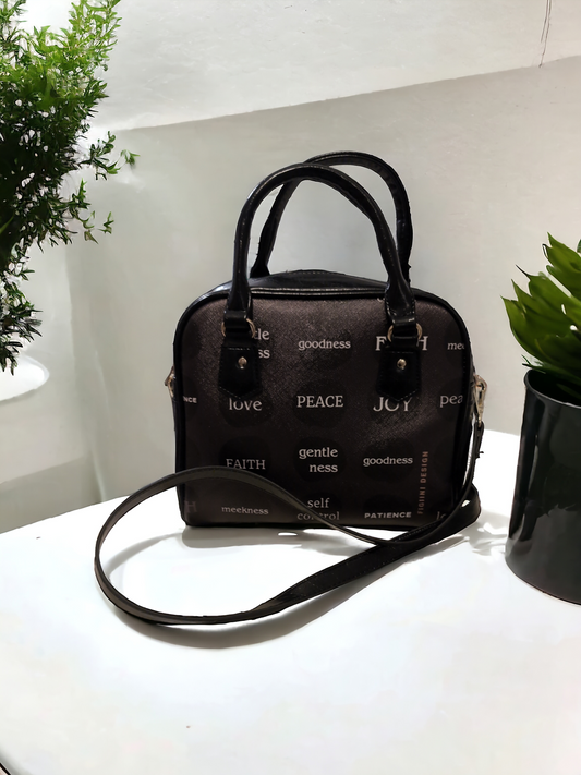 Handbag zip around - FOS mono